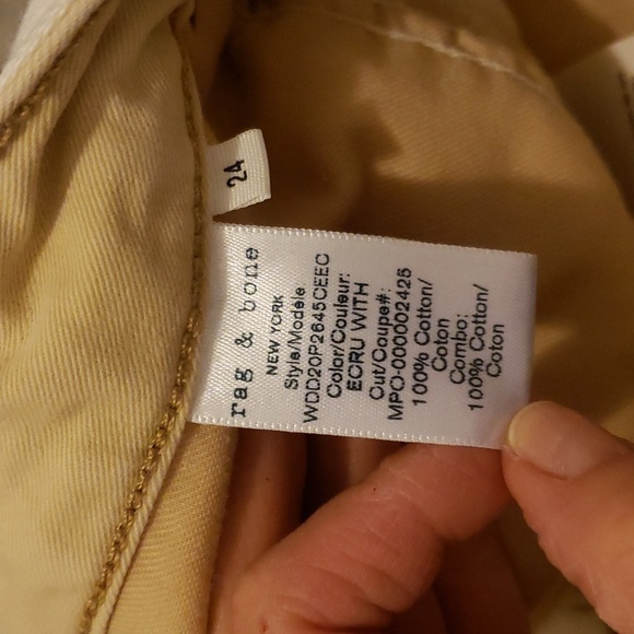 Rag&bone Maya straight leg jeans size 24 - Picture 11 of 13